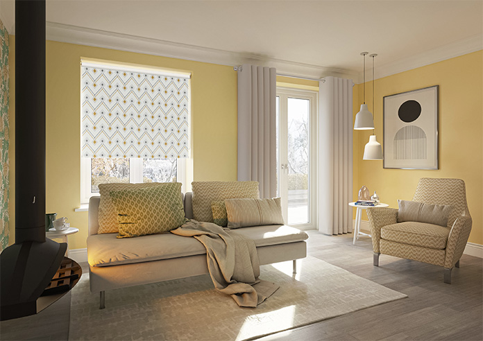Roaring 20s, Golden - Twist&Fit Roller Blind - Image 7